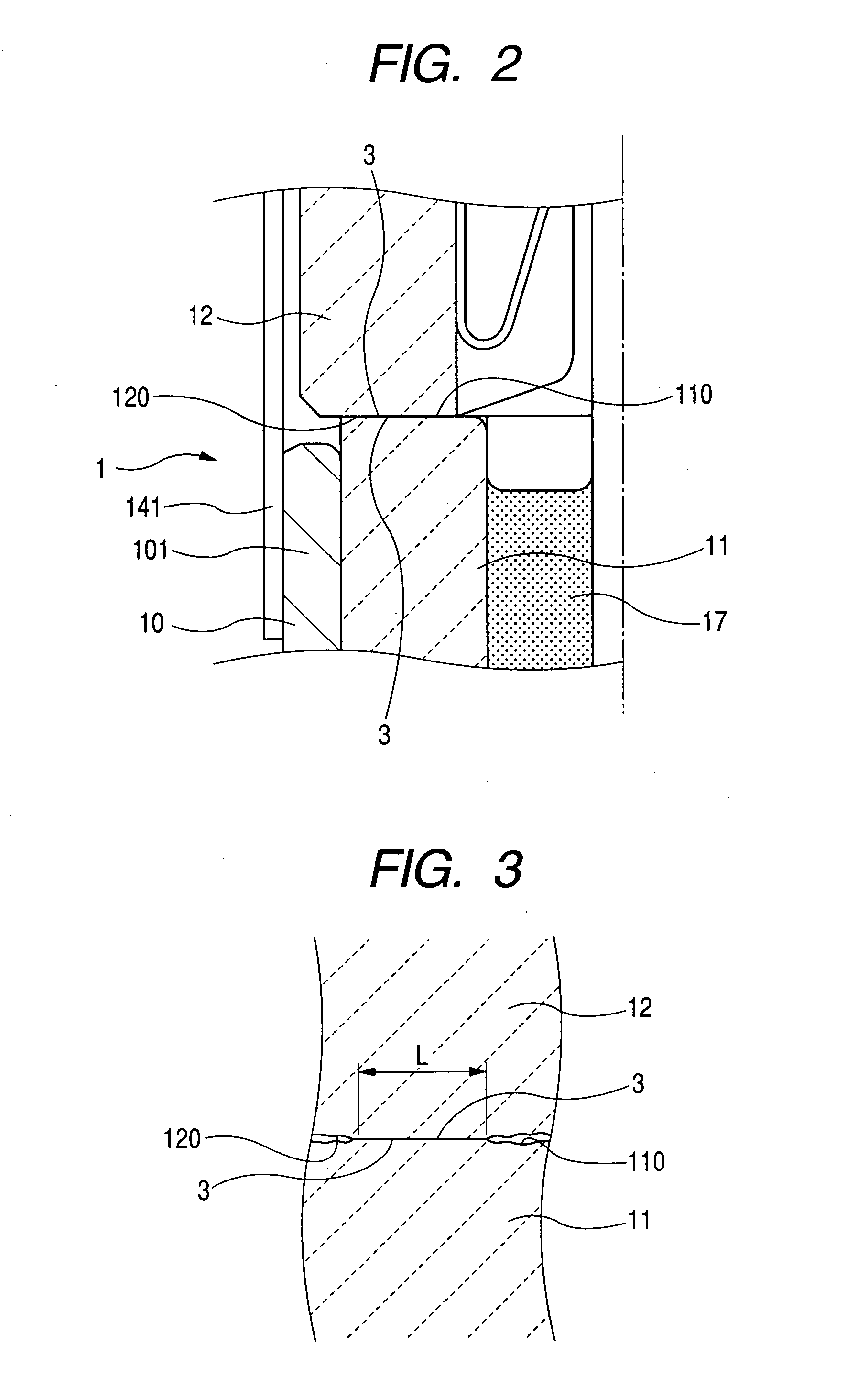 Structure of gas sensor designed to minimize damage to porcelain insulators