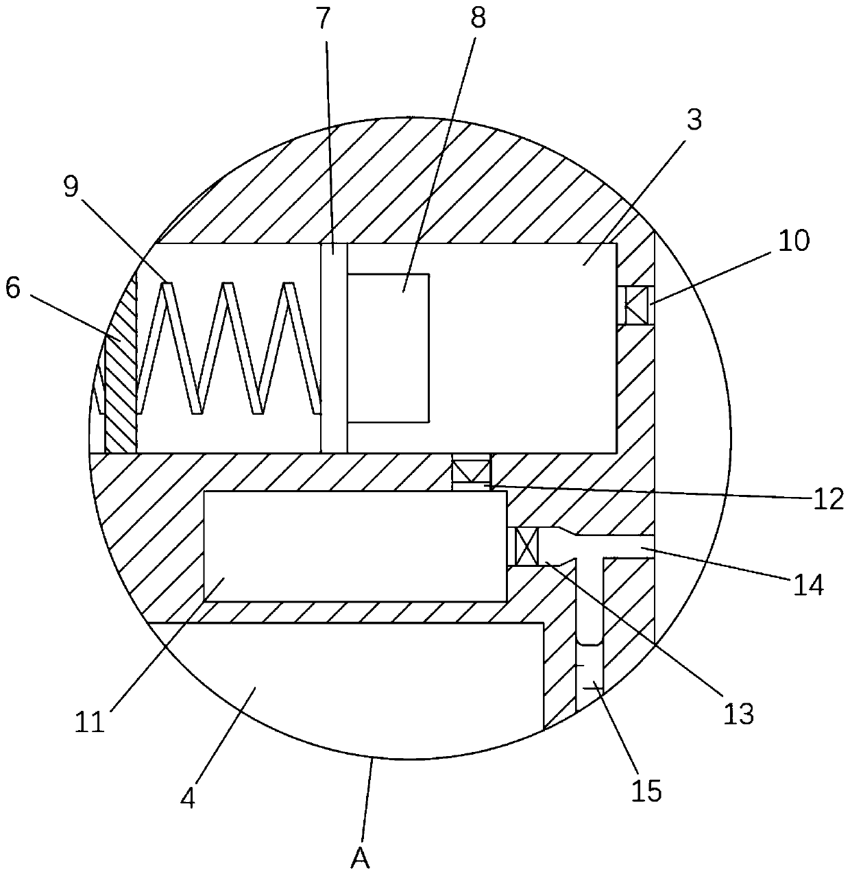 Magnetic induction type dust-fall road barrier