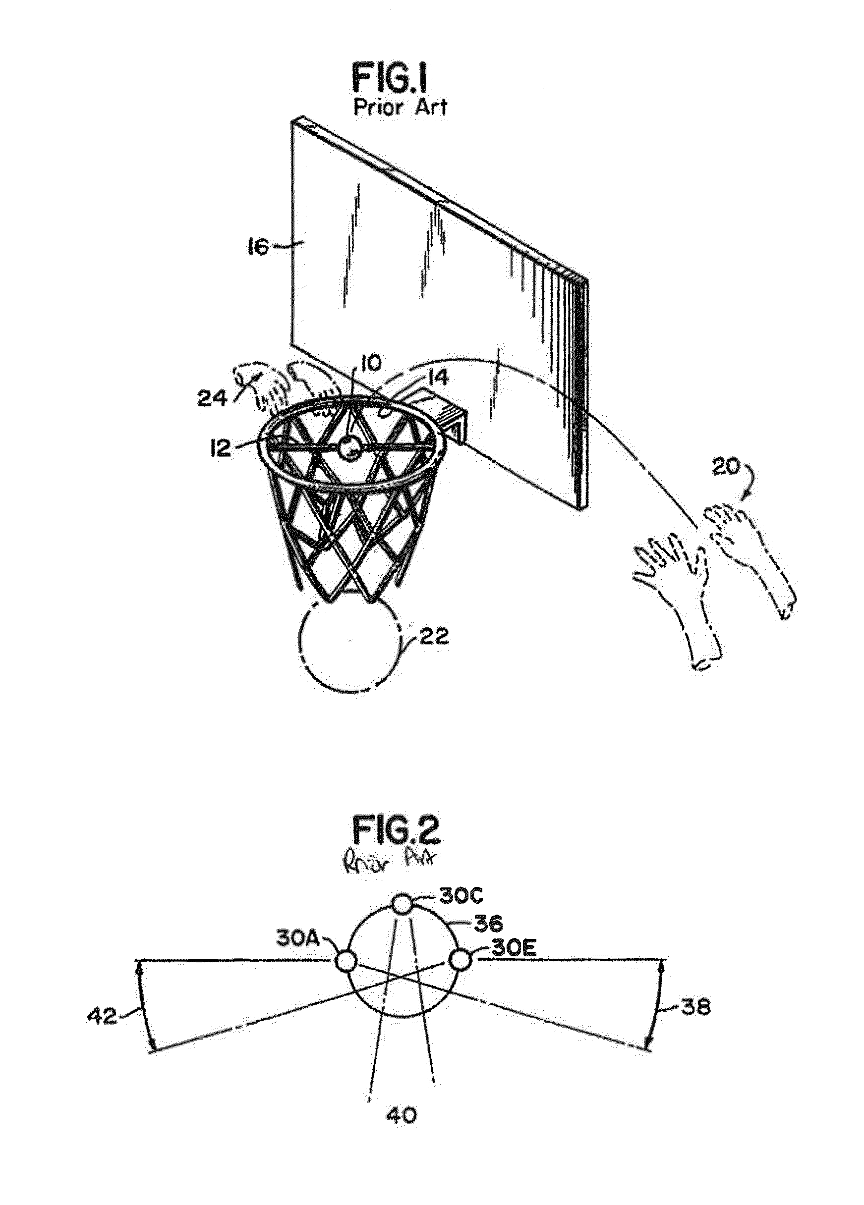 Basketball shooting target