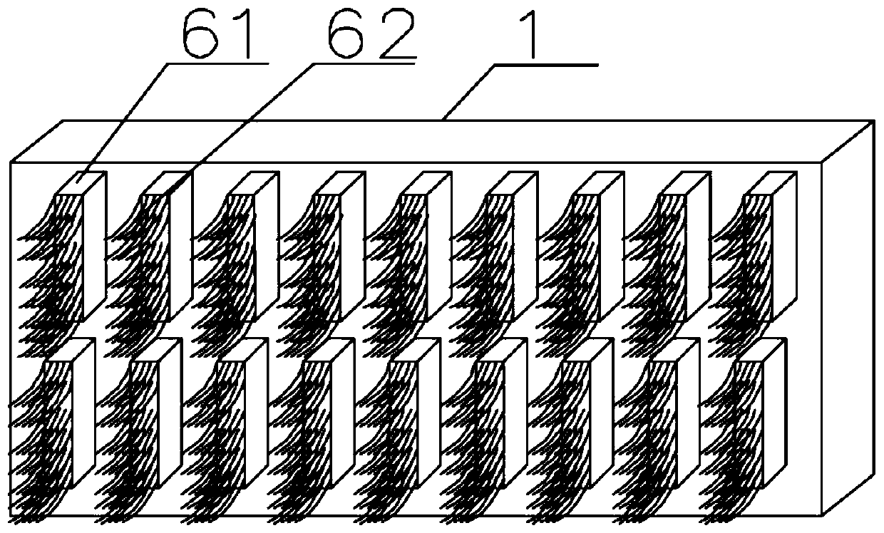 Clamping jaw with composite structure on surface