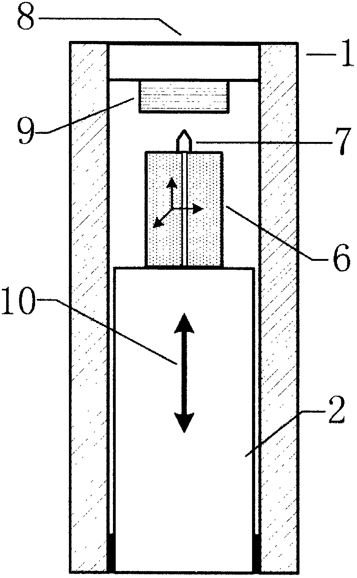 Circular-tube-shaped externally-insulated narrow-size lens body of scanning probe microscope