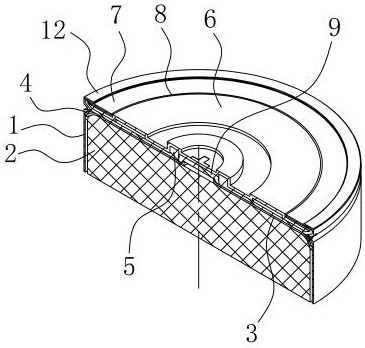 Lithium battery end structure and manufacturing method