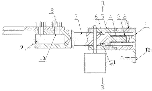 Quick inserting type grounding terminal and grounding wire