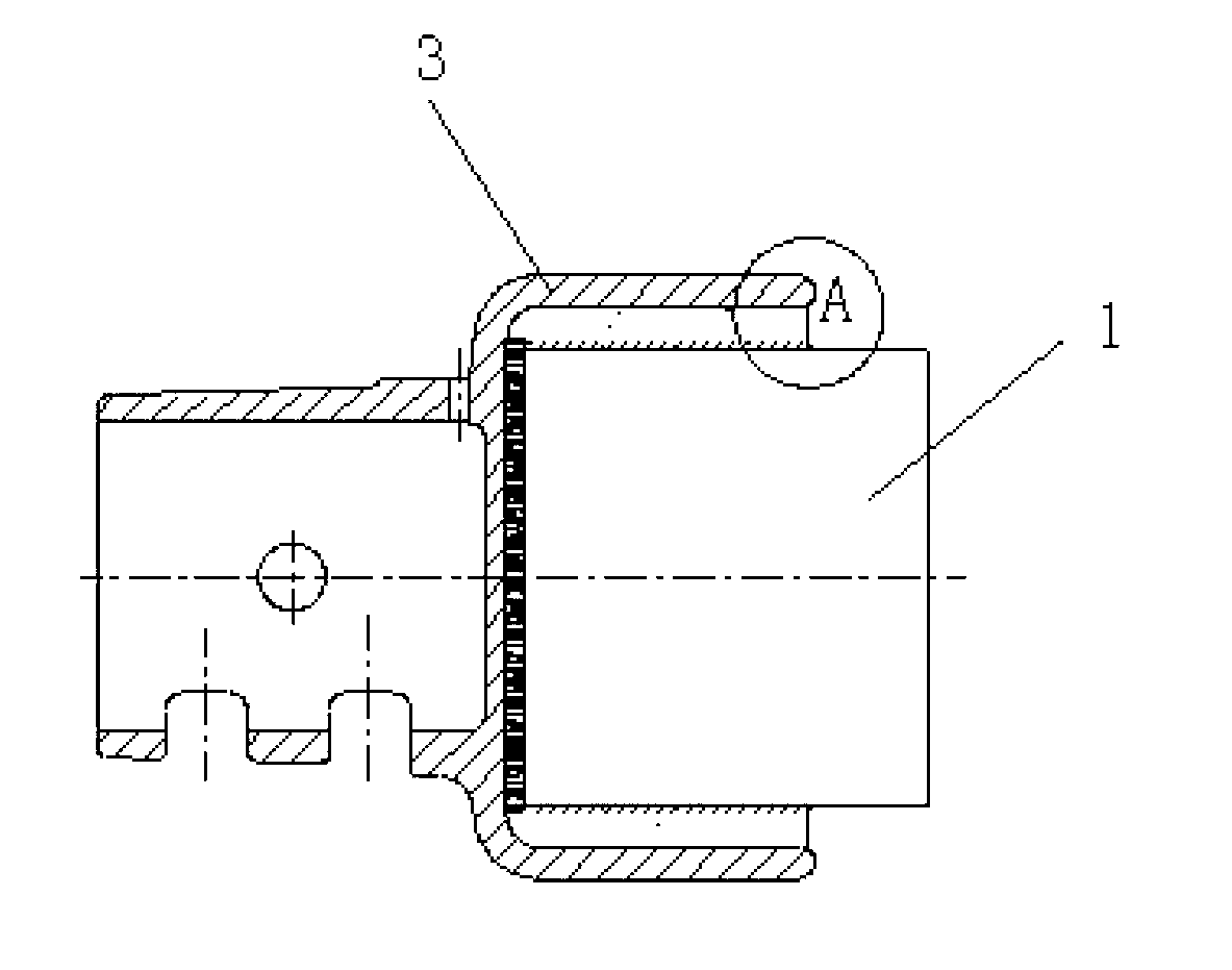 Novel long rod type porcelain composite insulator and manufacturing method thereof