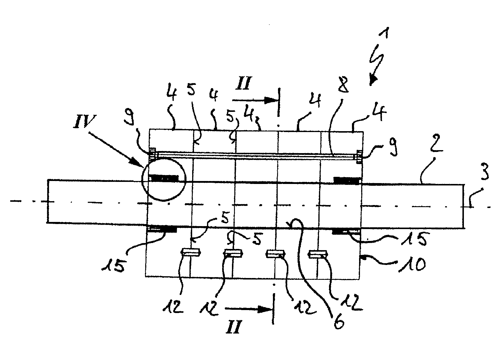 Rotor and device for the comminution of input material