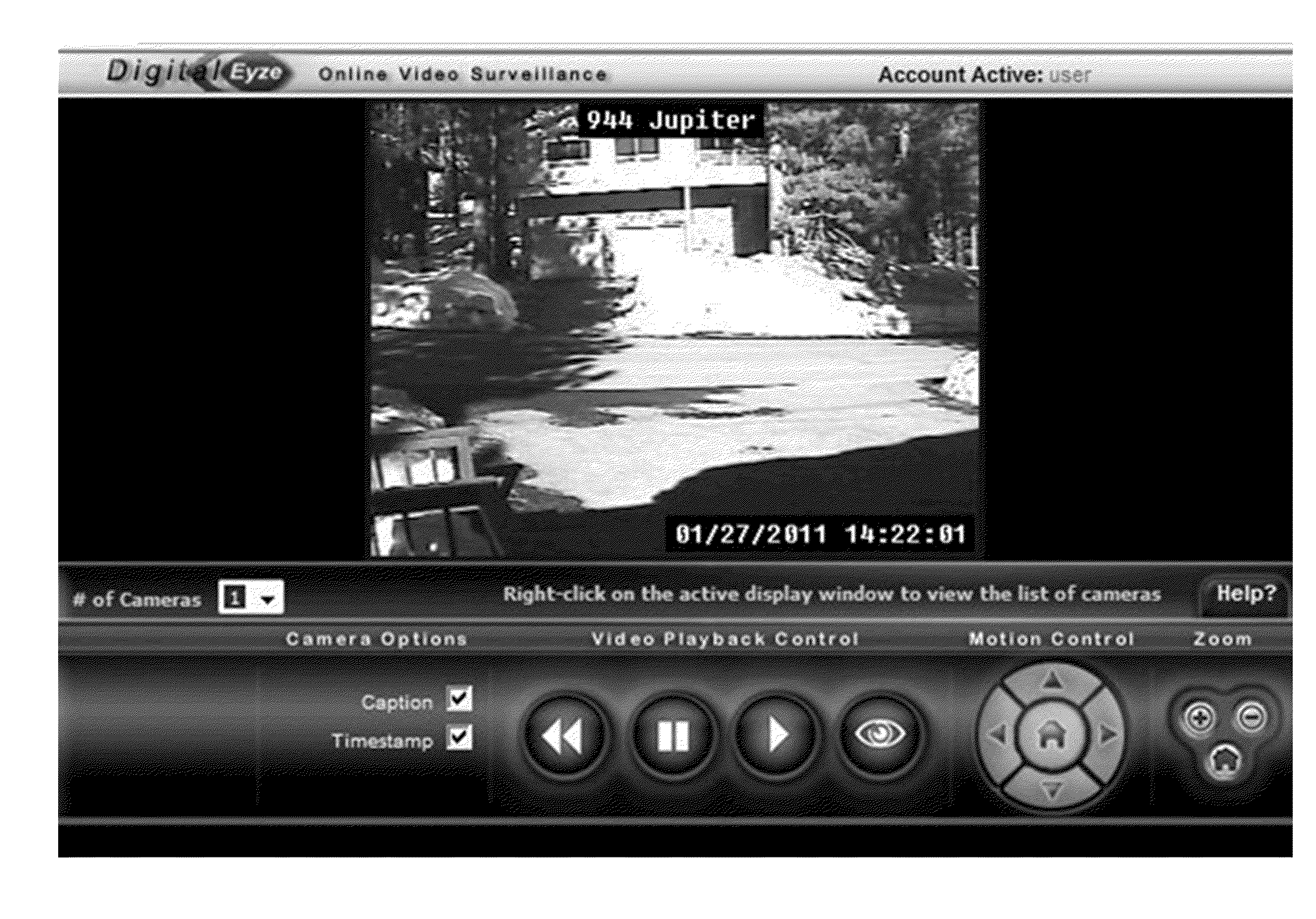 System and method for account-based storage and playback of remotely recorded video data