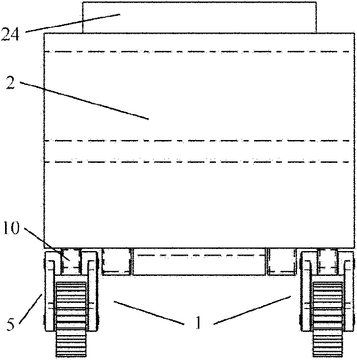 Mobile transport platform for complex environment