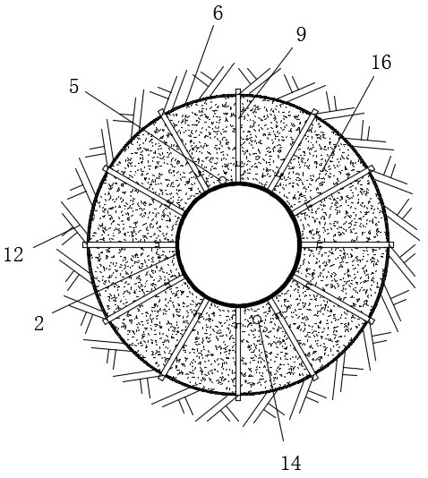 Curtain rapid-leakage-plugging device in high-water-head stratum and working method thereof