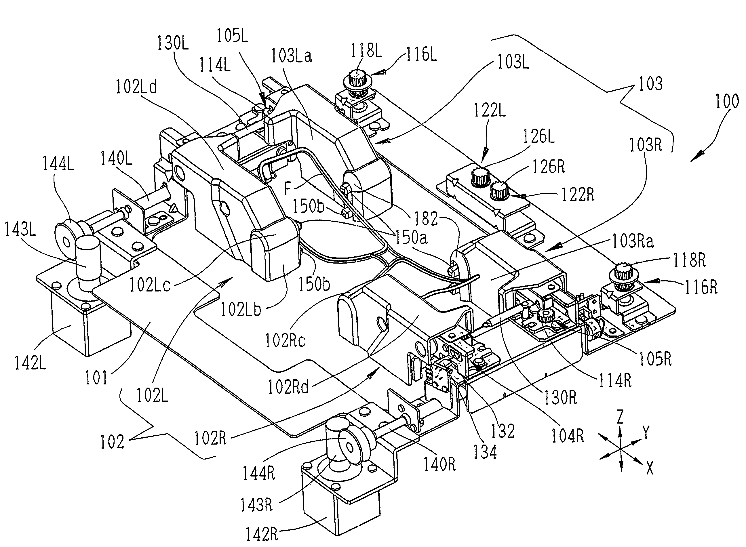 Eyeglass frame measurement apparatus