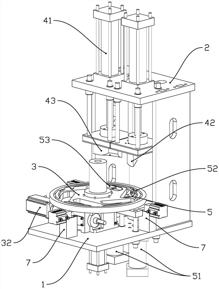 Automatic assembling equipment for blower wheel