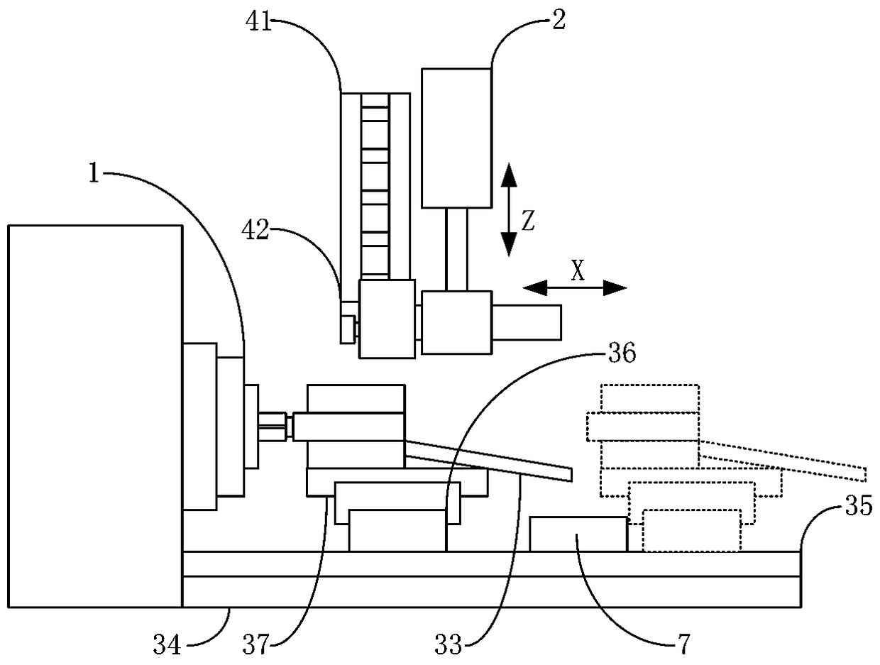 Automatic production equipment of round head pin