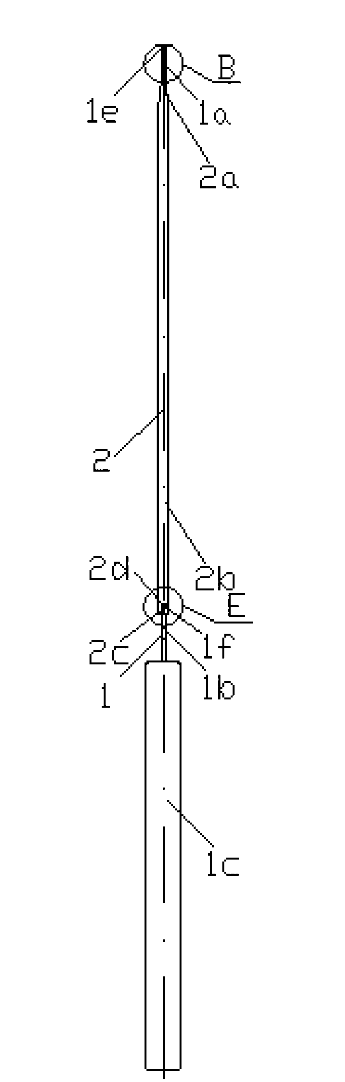 Tendon injury-treating needle