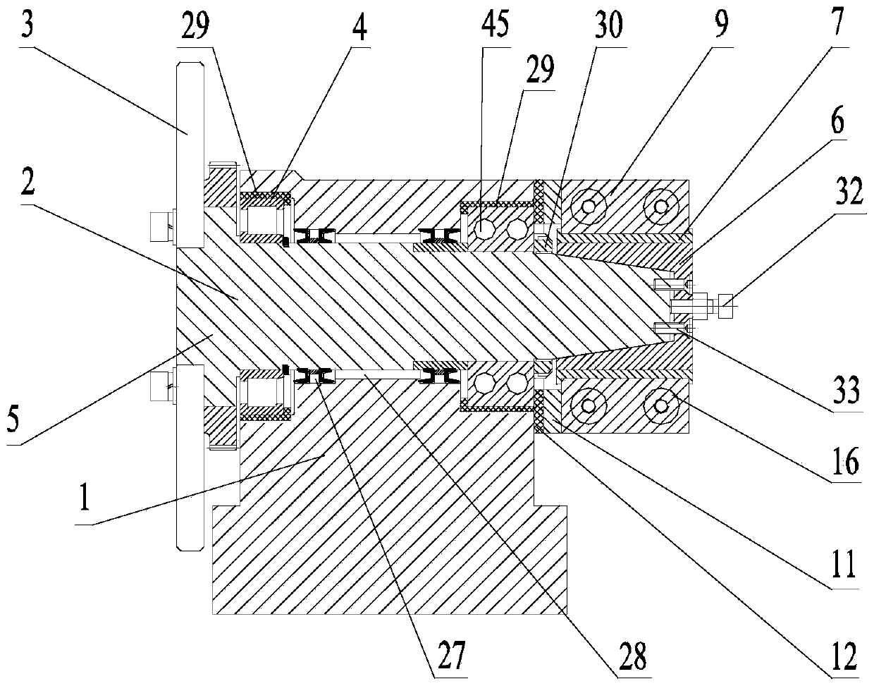 Welding wheel assembly device for strip steel on-line narrow lap joint seam welding machine