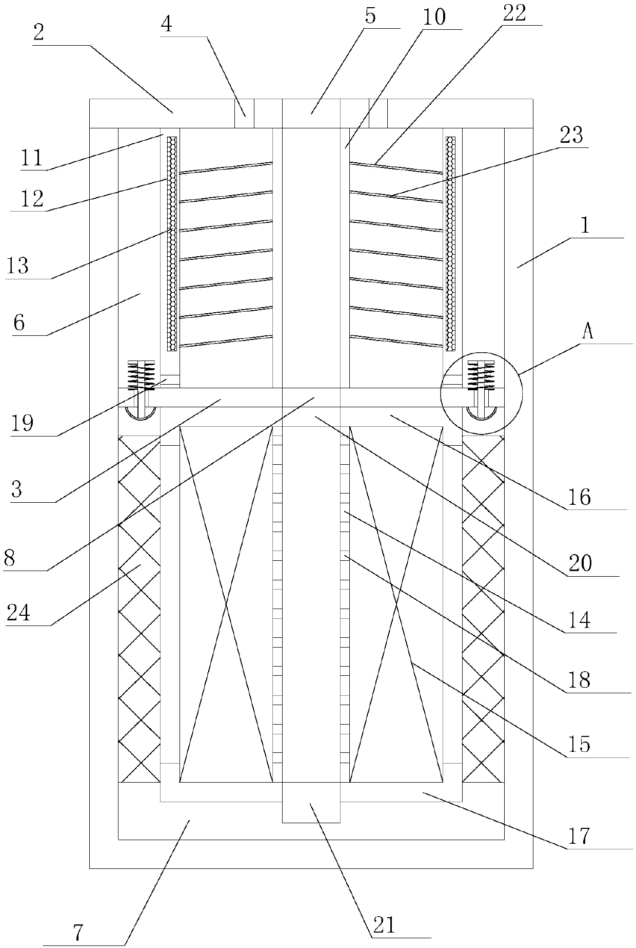 Anti-clogging engine oil filter for automobile