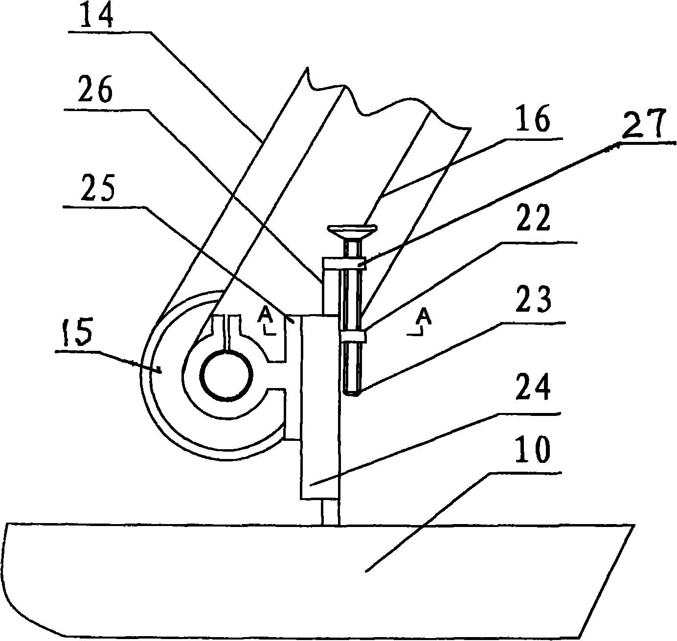 Polishing machine for panel of lock