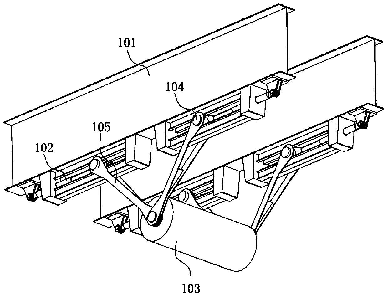 Belt tensioning device and belt conveyor of cantilever-type bucket-wheel stacker-reclaimer