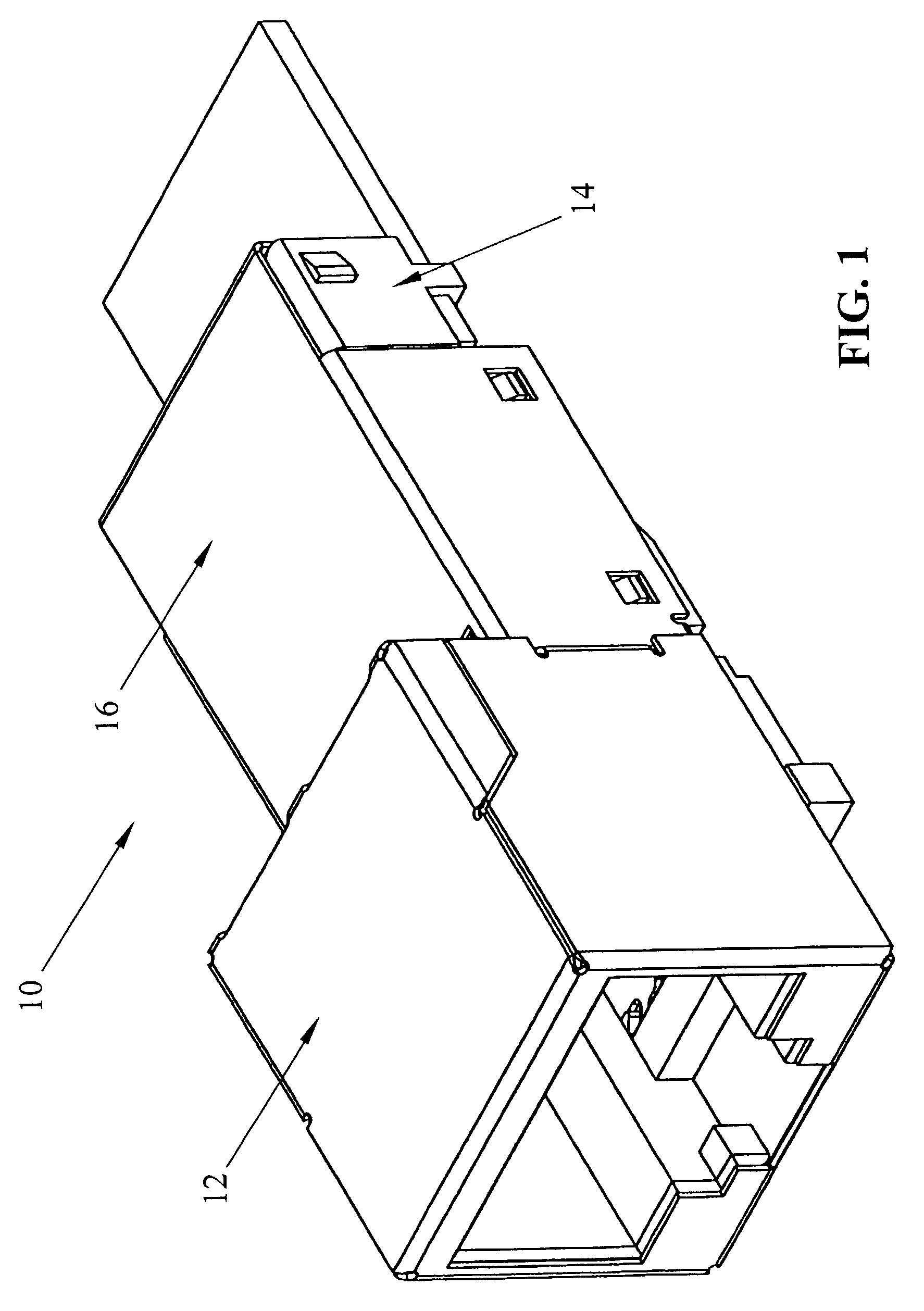 Modular jack for ethernet applications