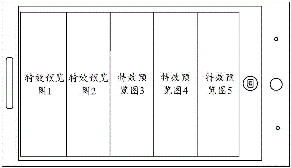 Image processing method and apparatus based on filter special efficacies