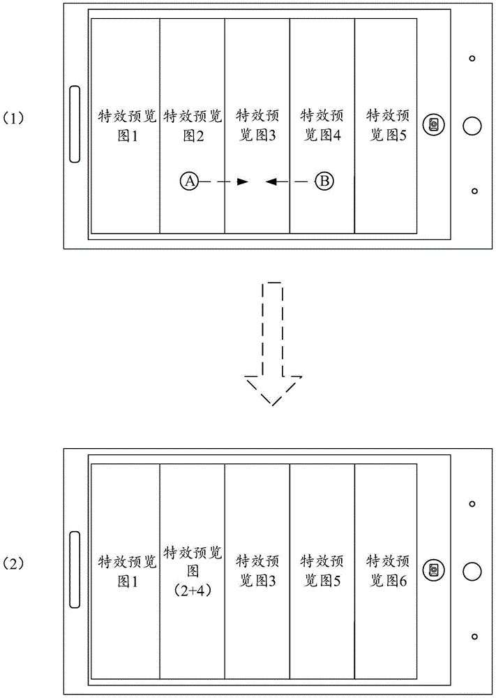 Image processing method and apparatus based on filter special efficacies