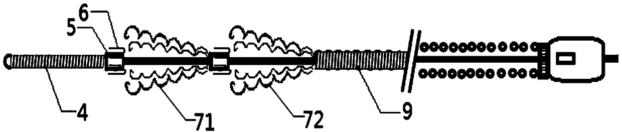 Thrombus removal device and use method thereof