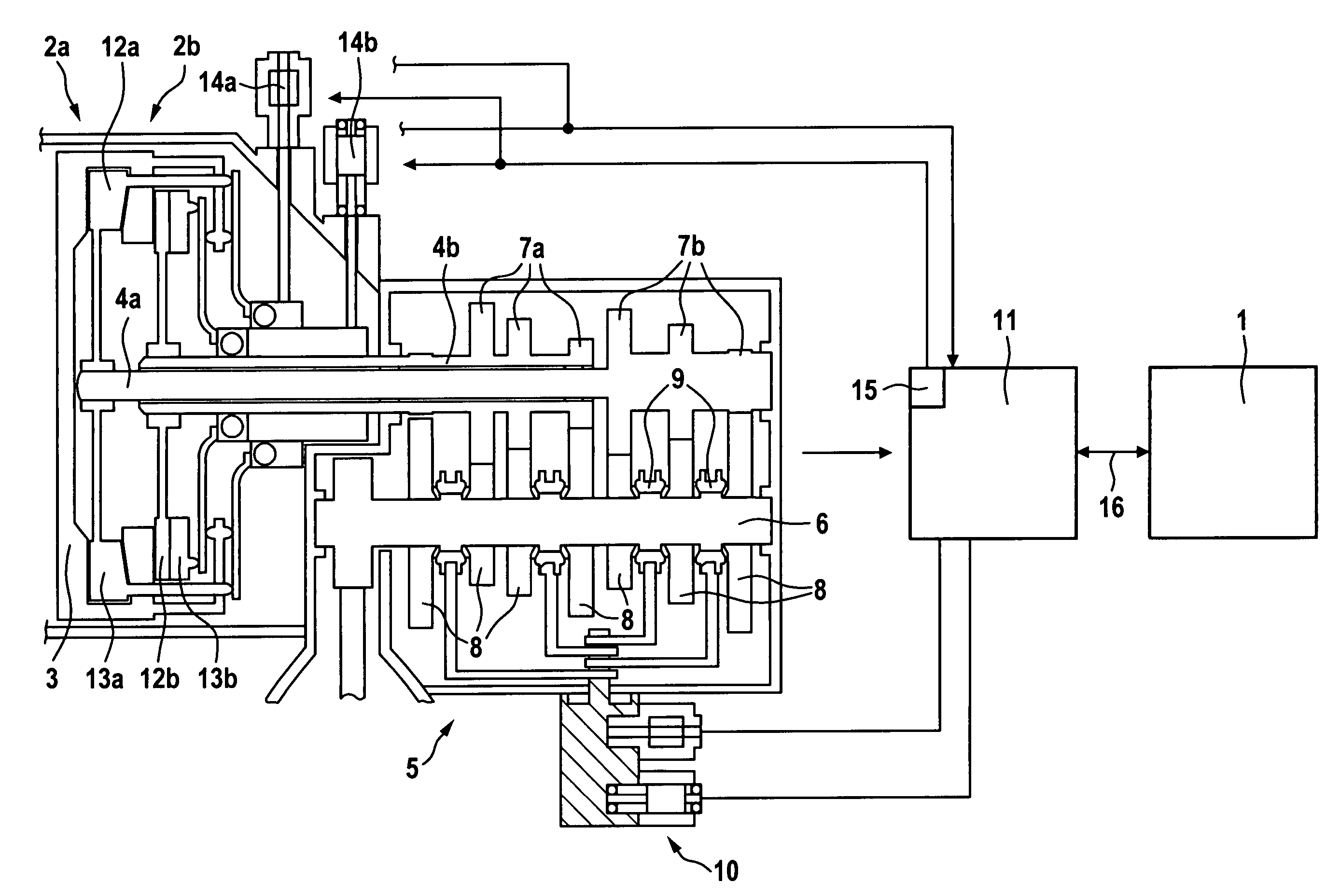 Drive train for a motor vehicle and method for operating such a drive train