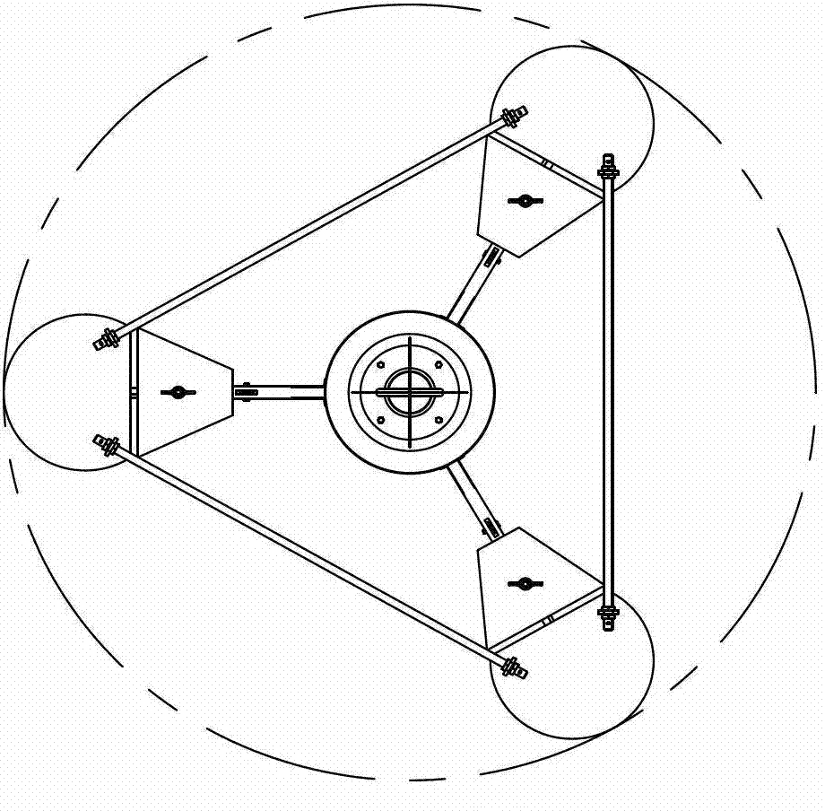 A skimming device for purifying the surface of the core pool