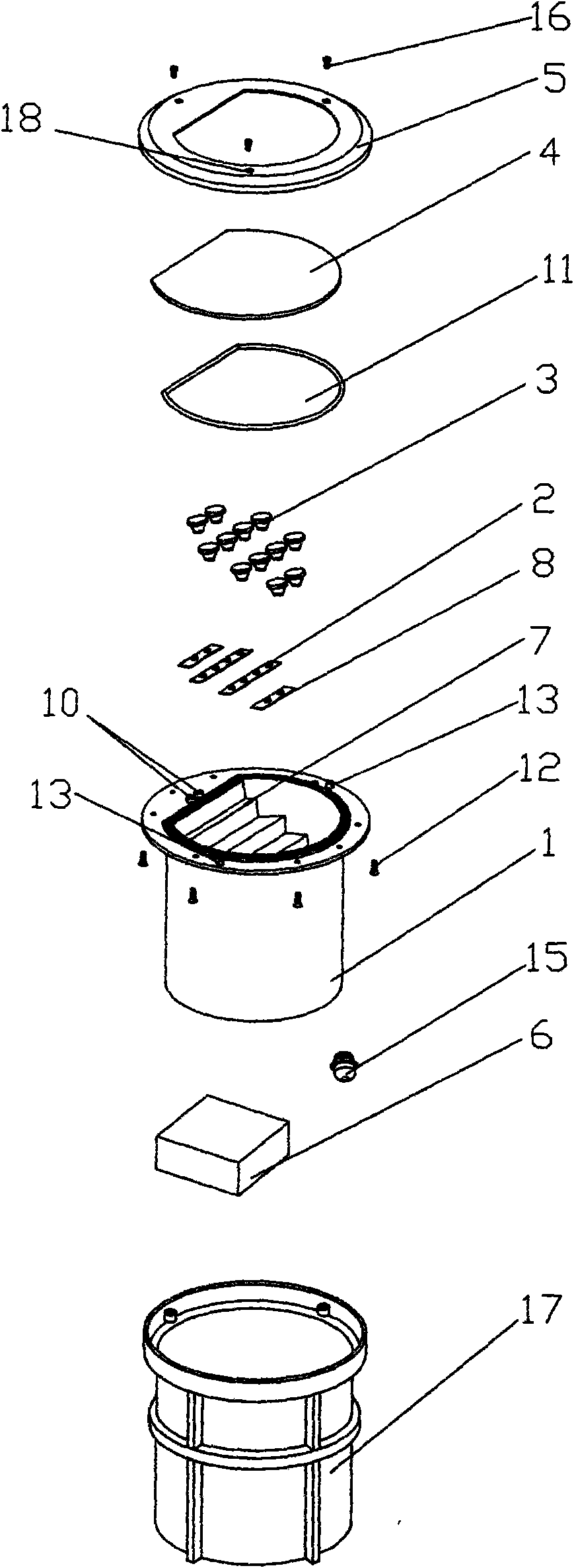 LED embedded lamp