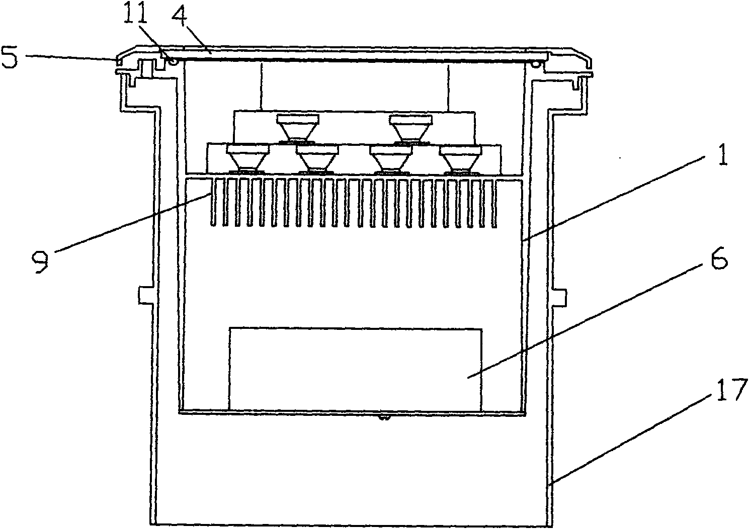 LED embedded lamp