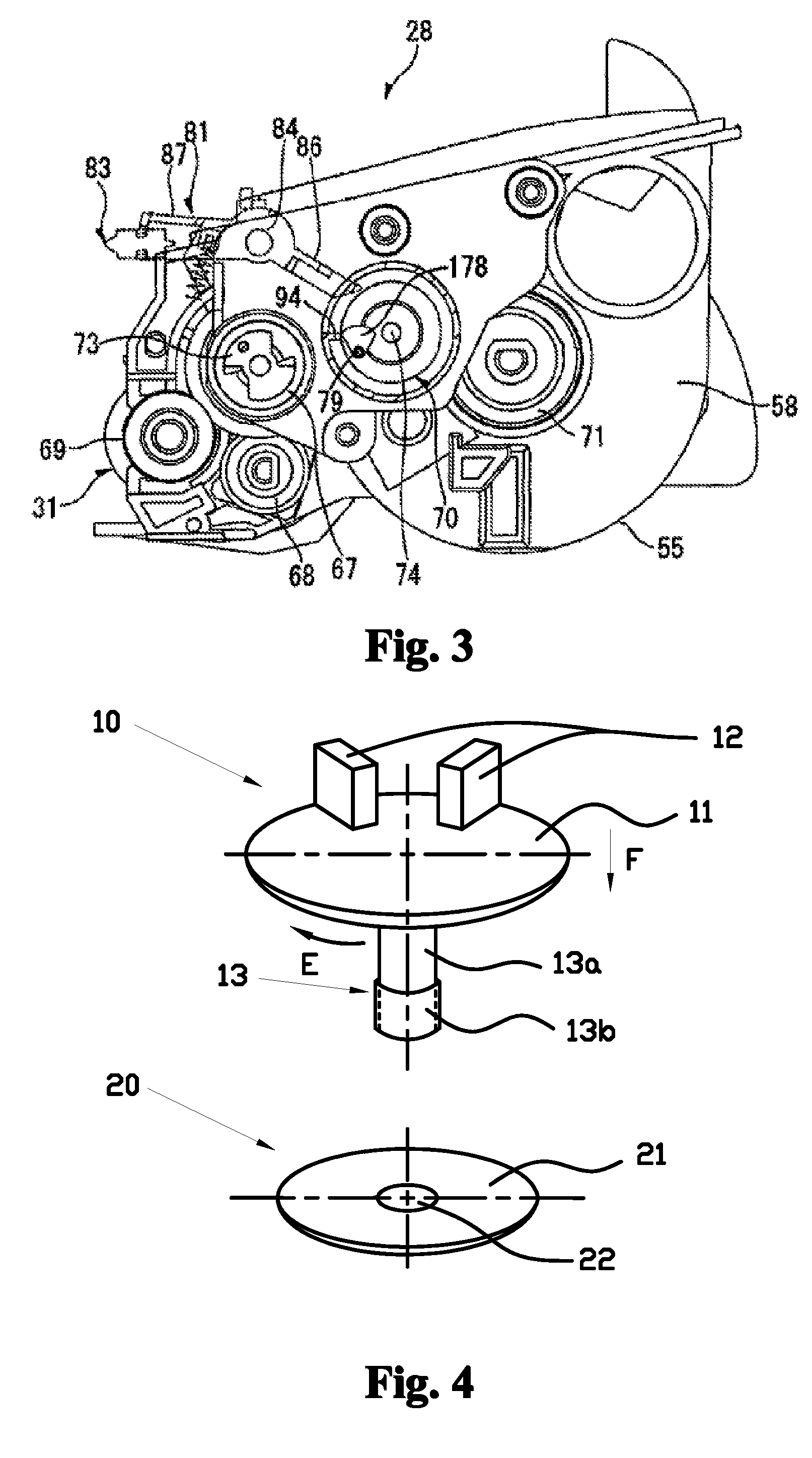 Developer cartridge with counting mechanism