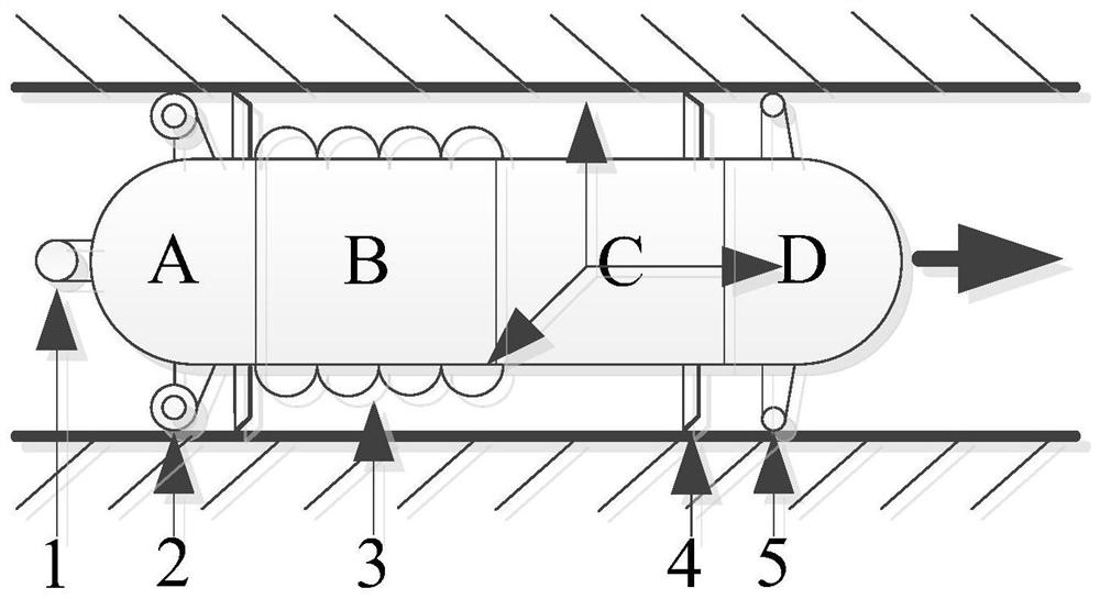 Small-diameter pipeline defect location device and location method based on fast orthogonal search algorithm