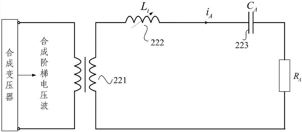 Loran-C transmitter main circuit and transmission waveform generation method therefor