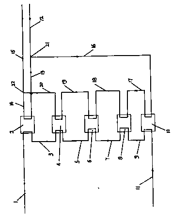 Electric compression heat pump combined cascade heat exchange large-temperature-difference pressure isolation unit