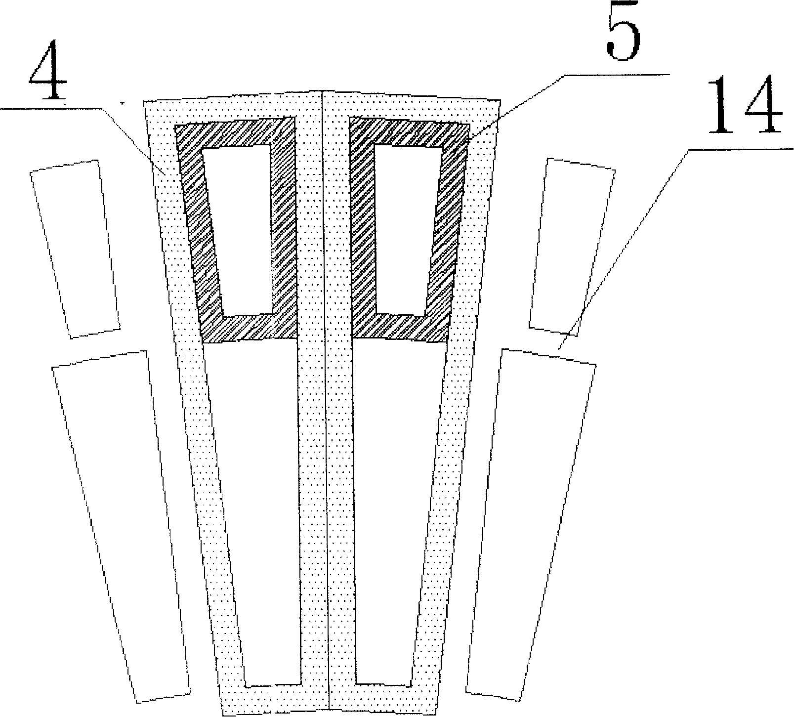 Dual-feeding mixed excitation axial magnetic field magento motor