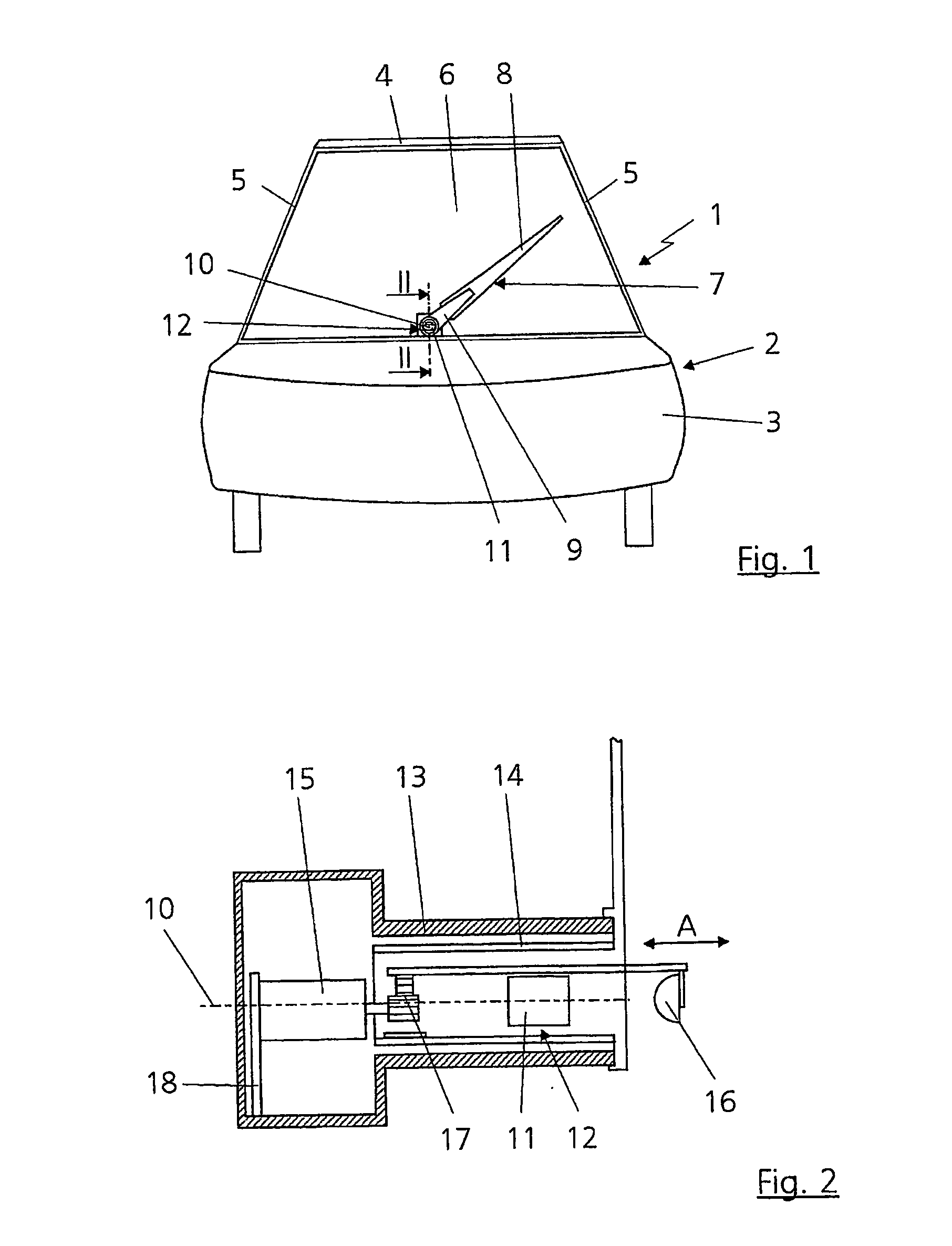 Device for monitoring the exterior of a motor vehicle