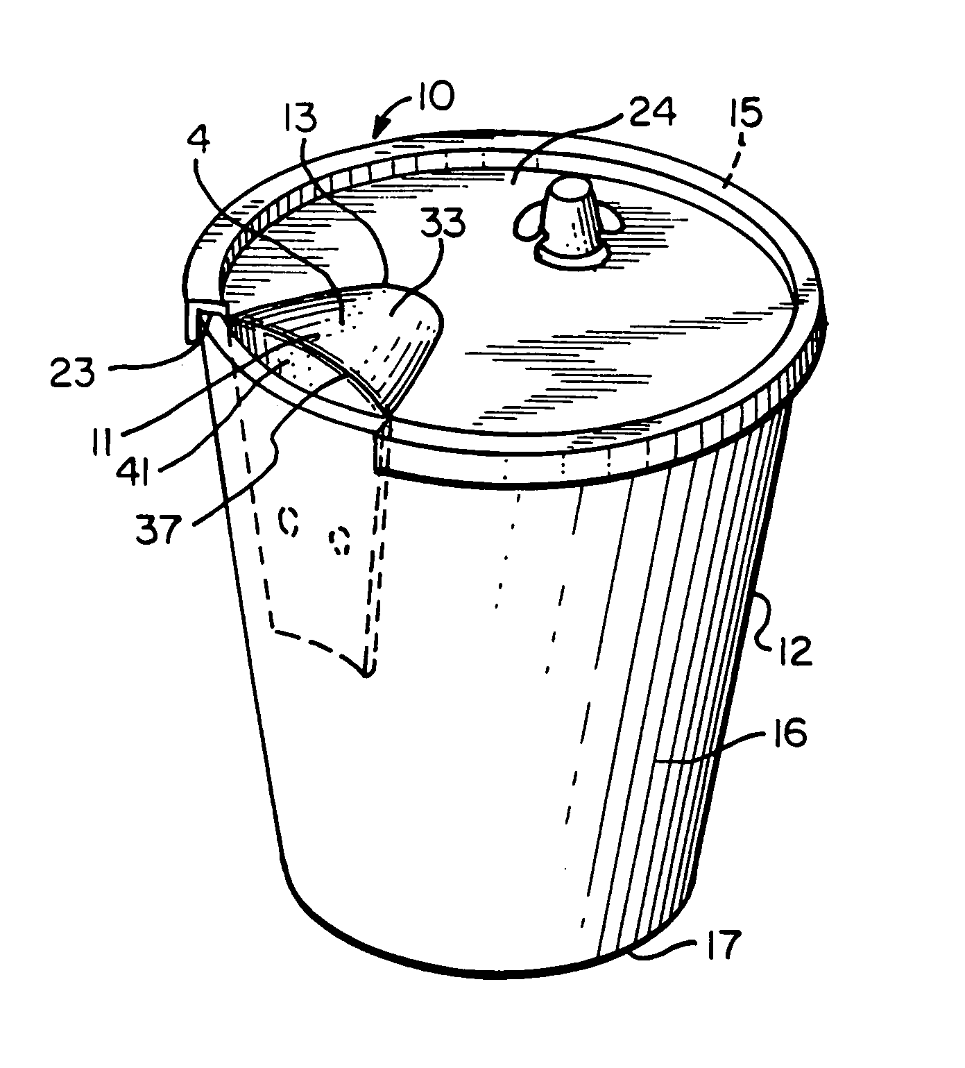 Cup lid apparatus