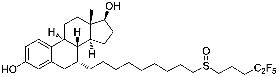 Synthetic method of fulvestrant intermediate