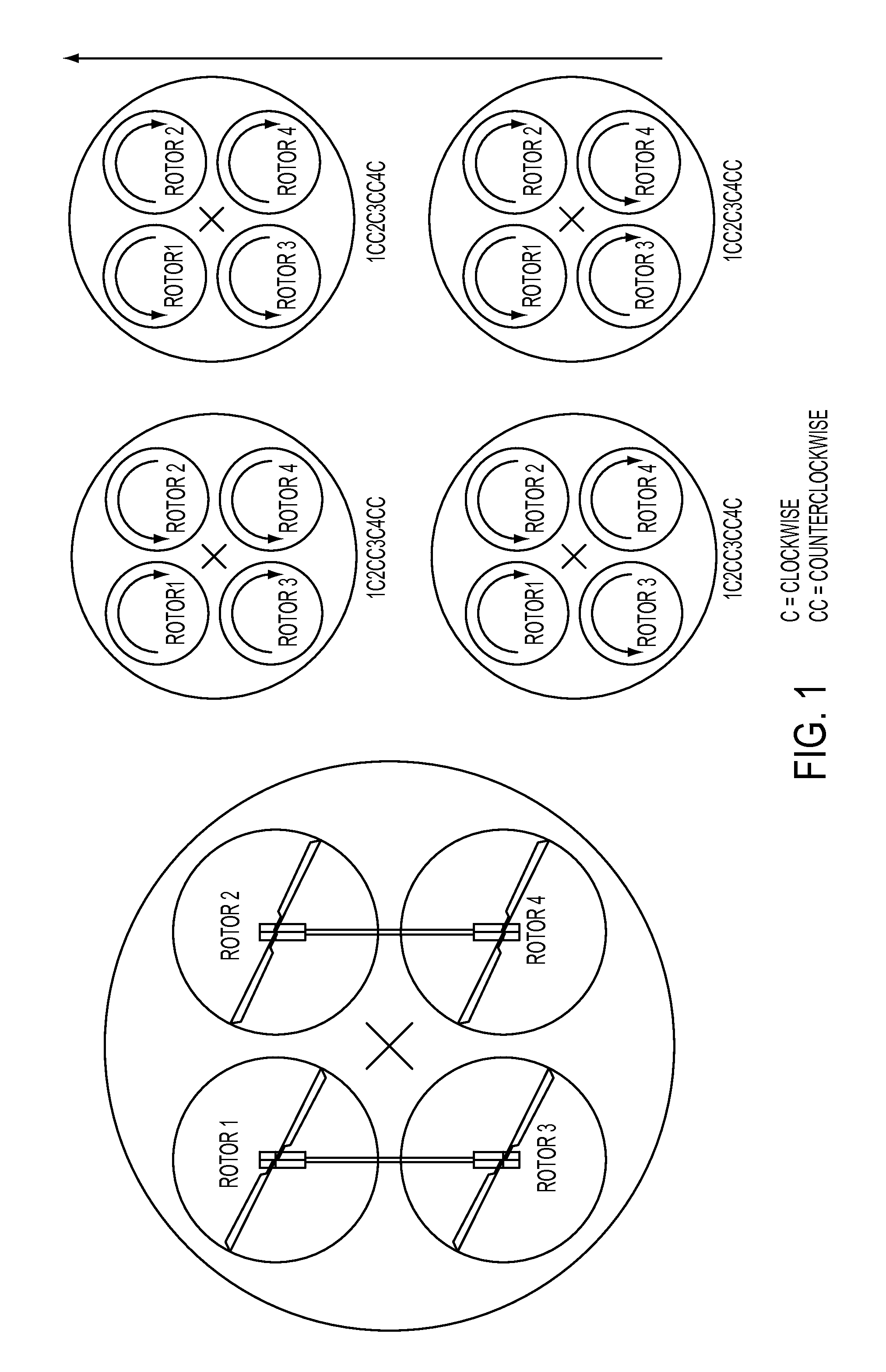 Helicopter with two or more rotor heads