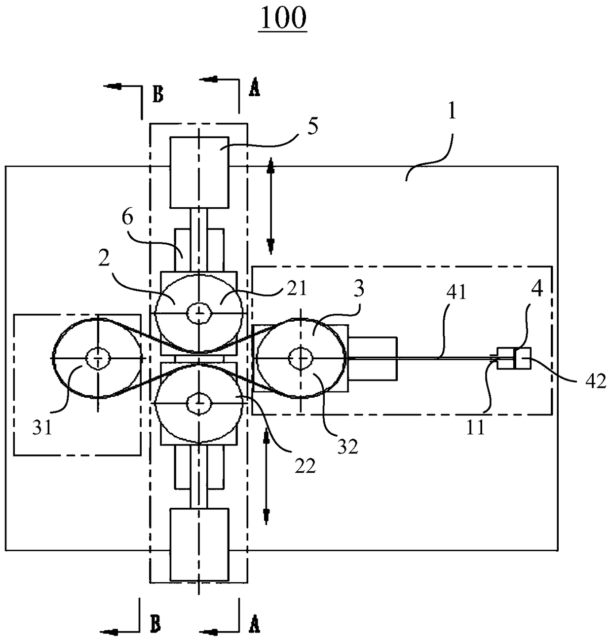 Device and method for detecting mechanical properties of cold-rolled steel strip