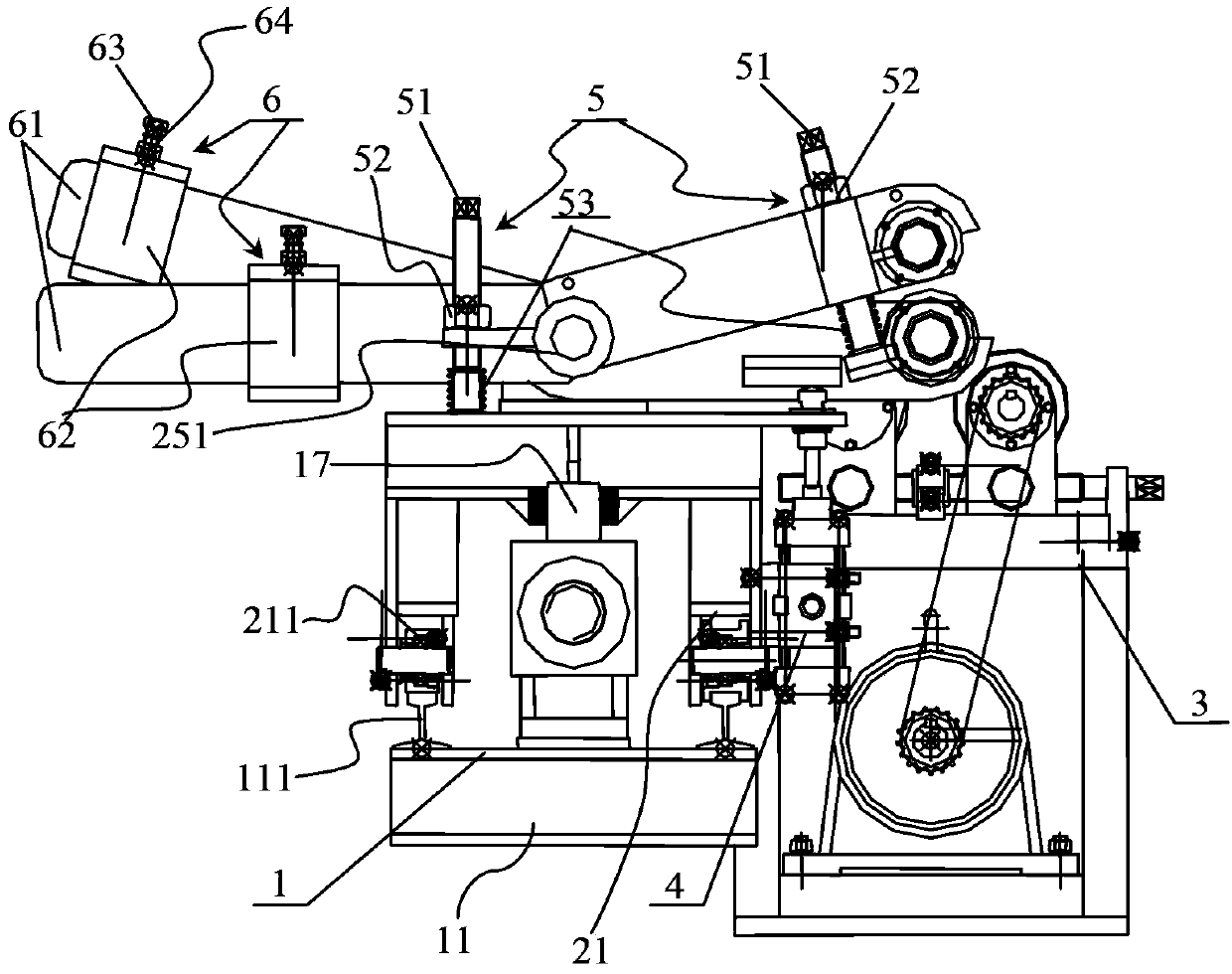 Synchronous grinding device for inner surface and outer surface of steel pipe end