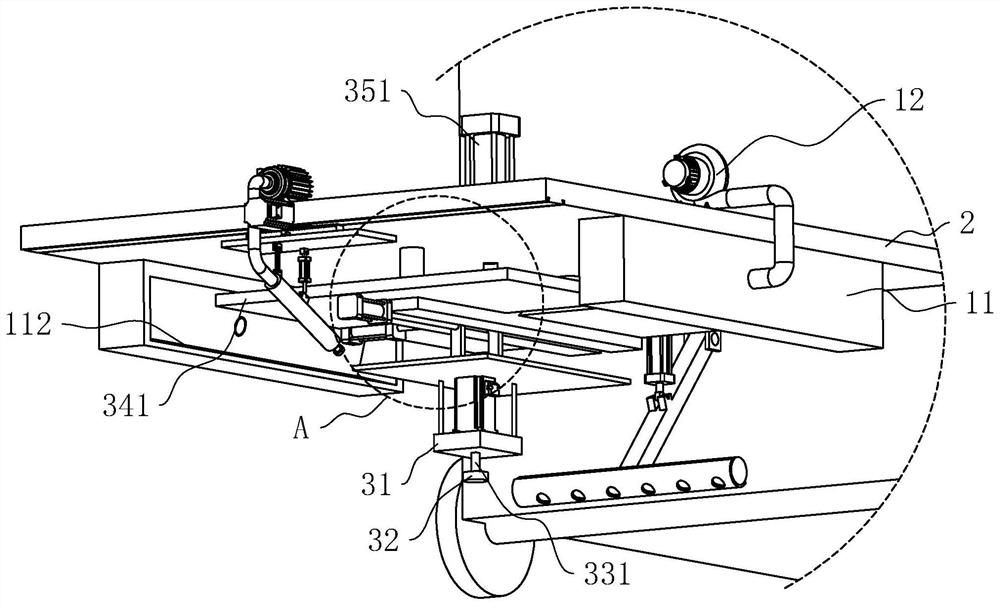 Municipal road marking cleaning device