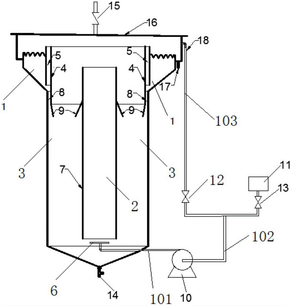 High-load metabolic regulation bioreactor and method for waste-water treatment