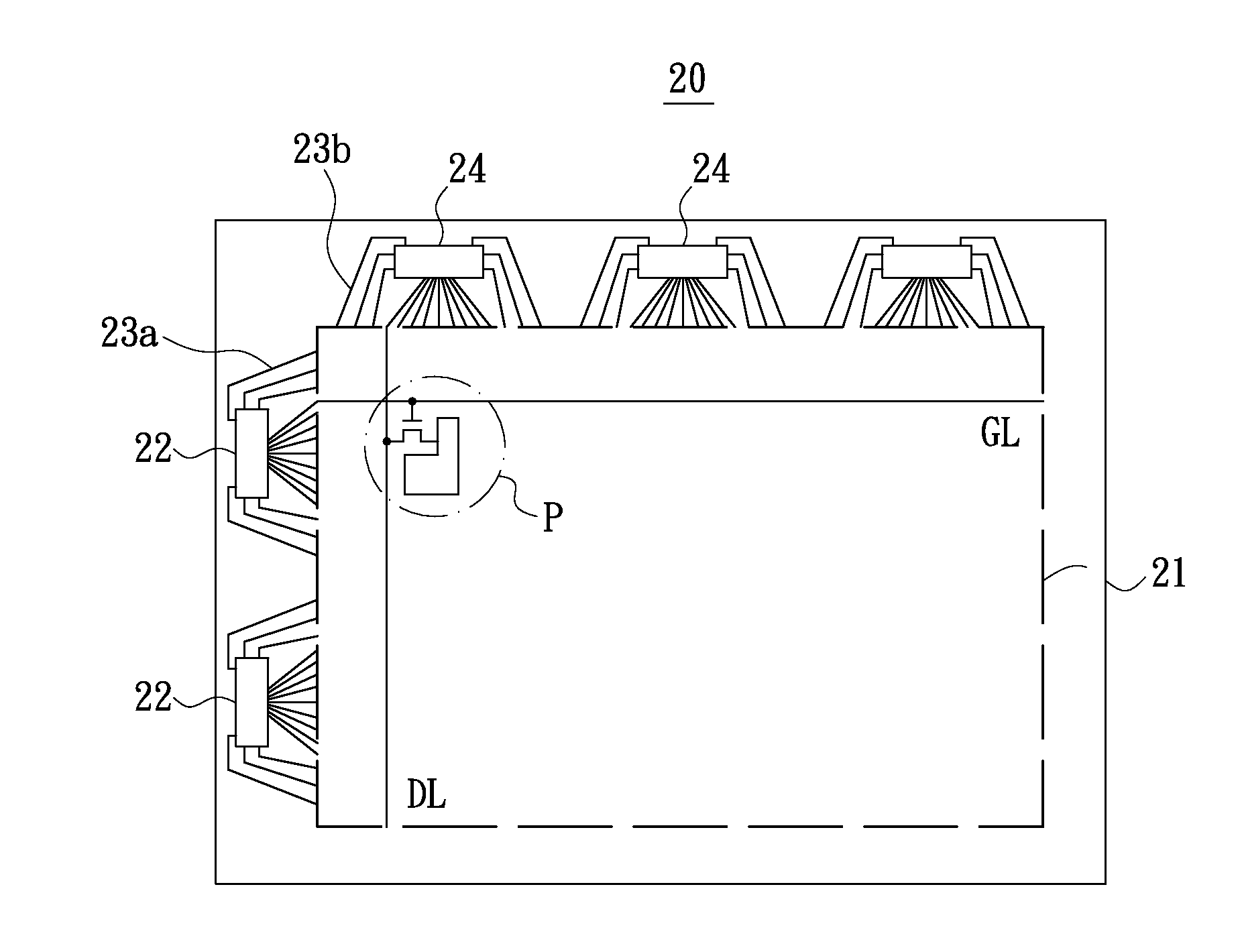 Display integrated circuit chip