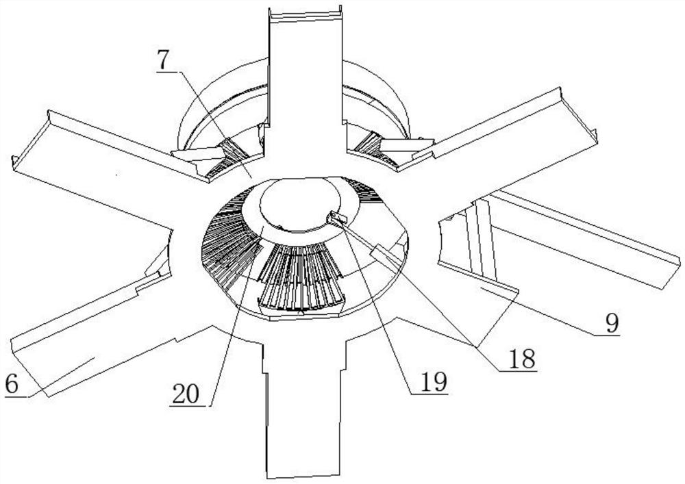 A cargo sorting device for logistics