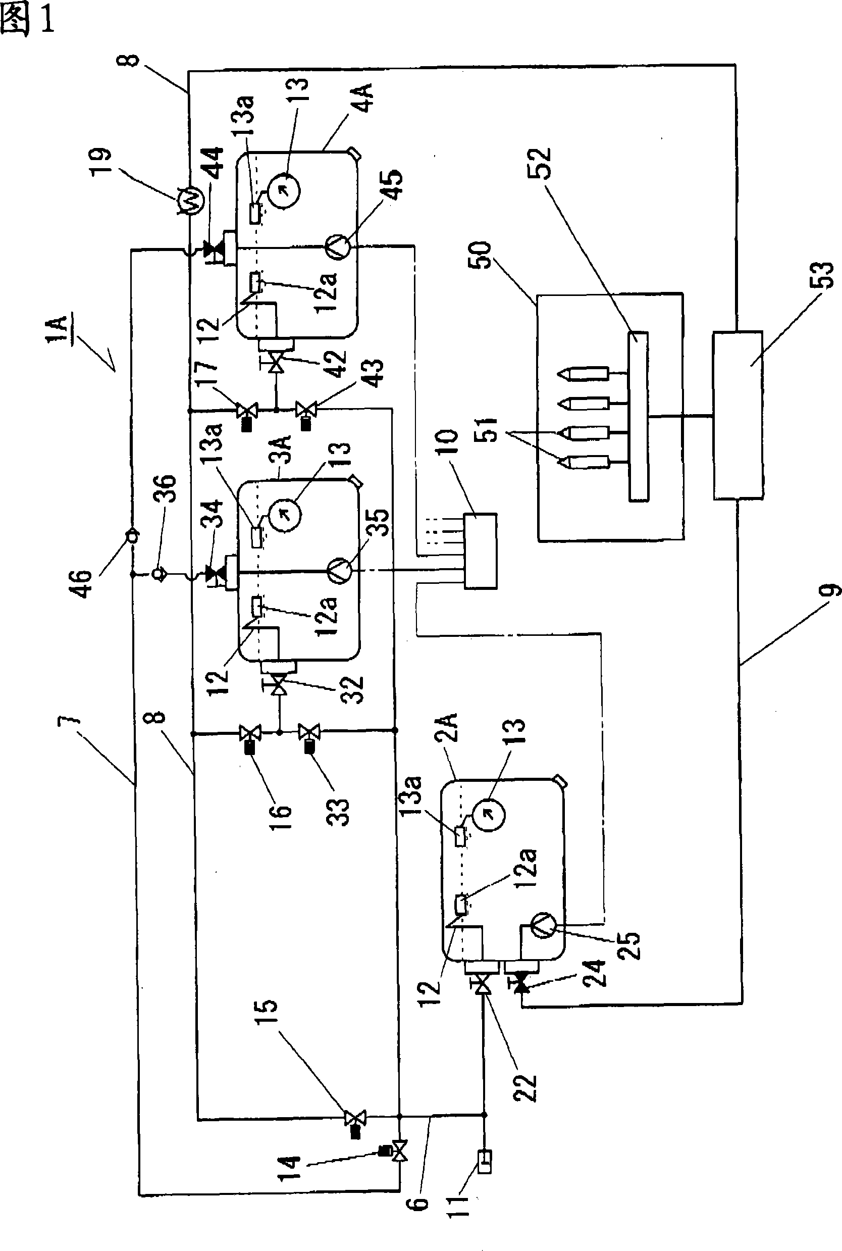 Storing device for liquefied gas fuel