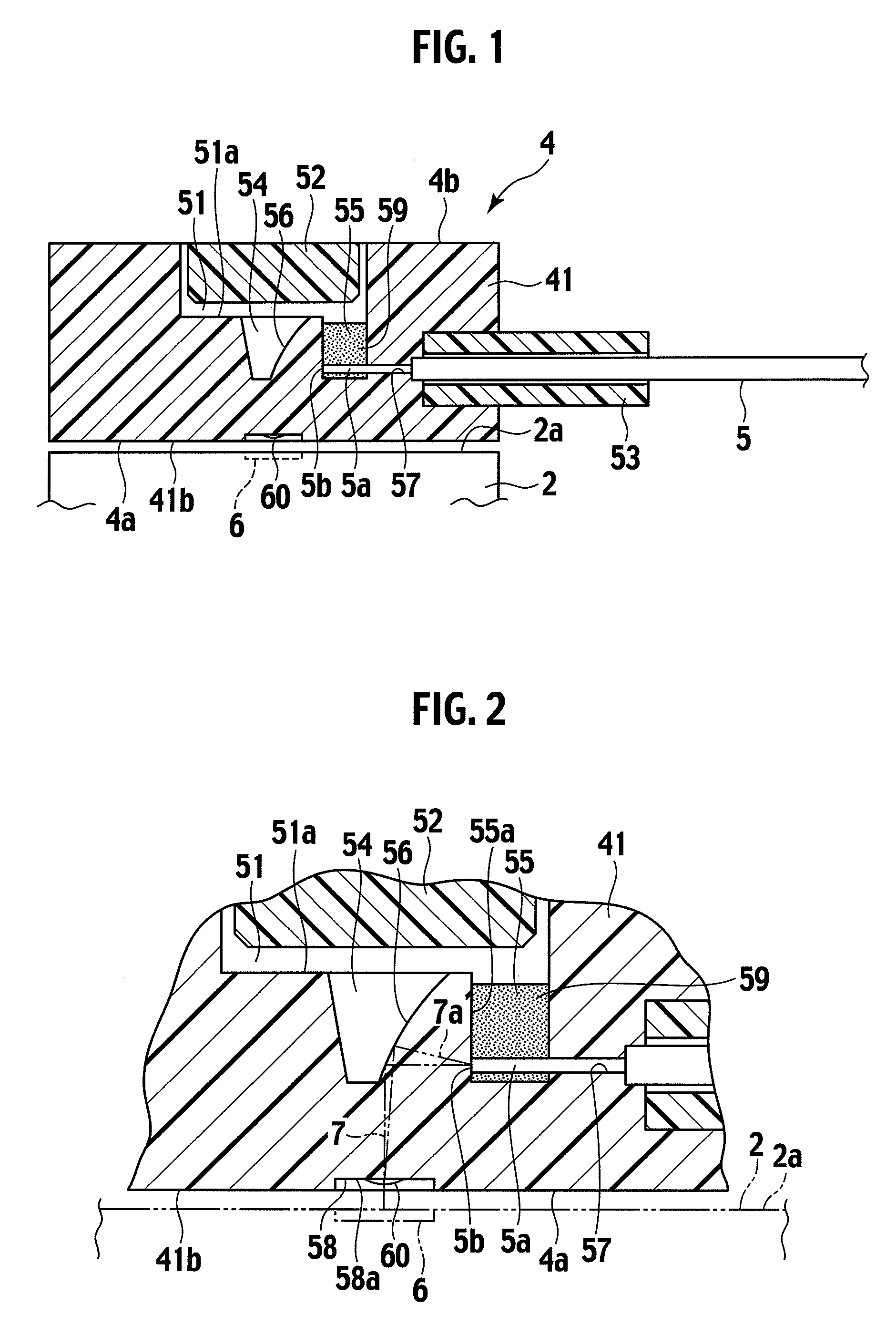 Optical path changing member