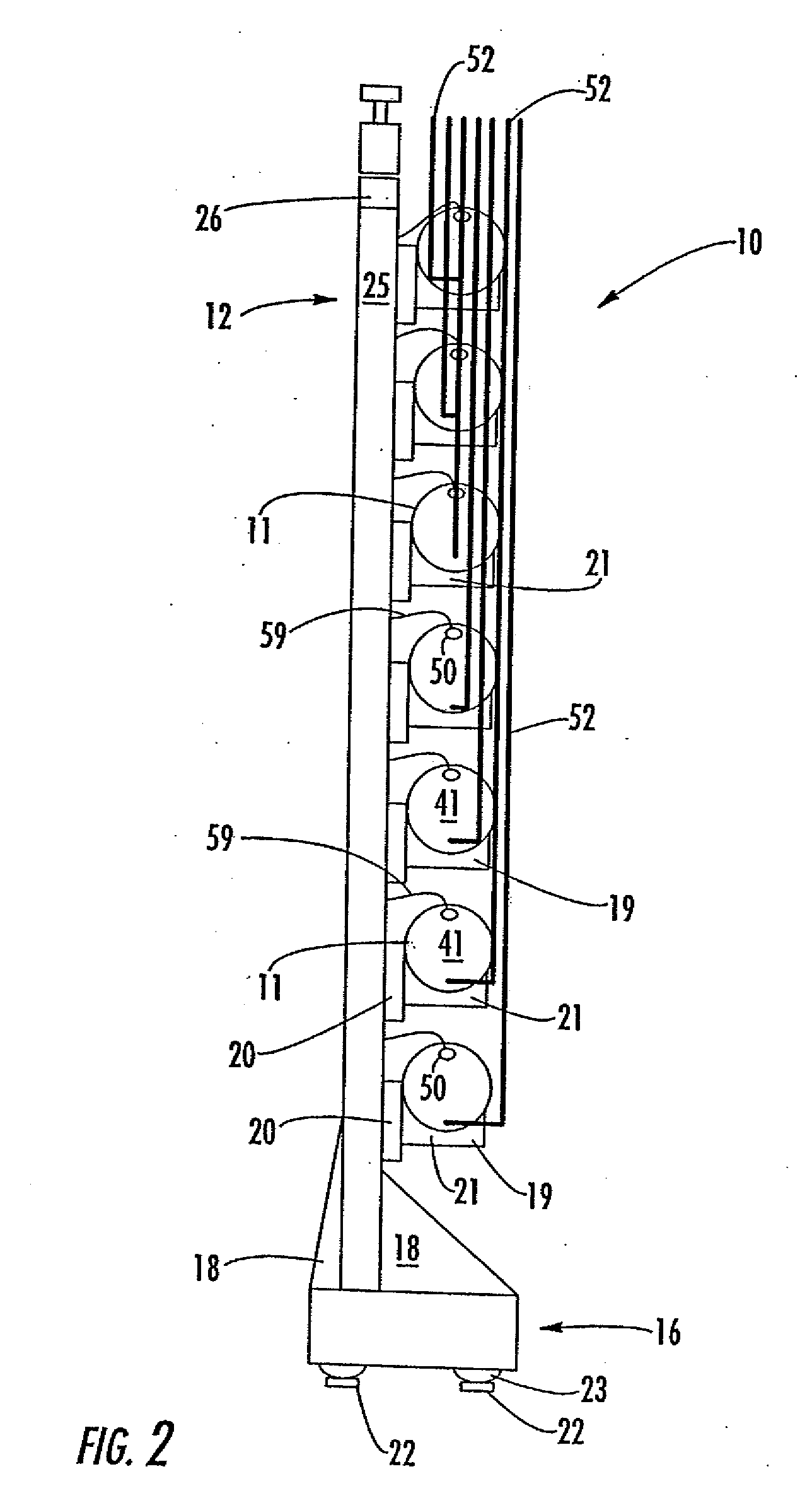 Bioreactor for growing biological materials supported on a liquid surface