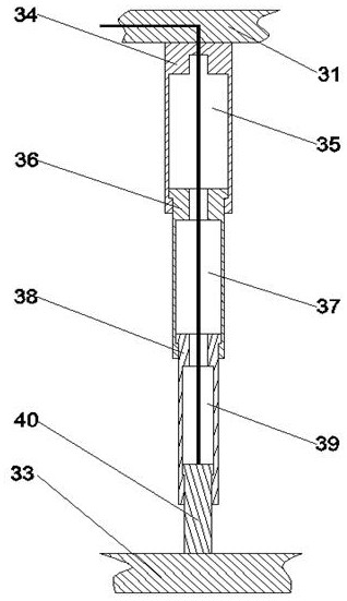 An auxiliary pick-up device for express cabinets