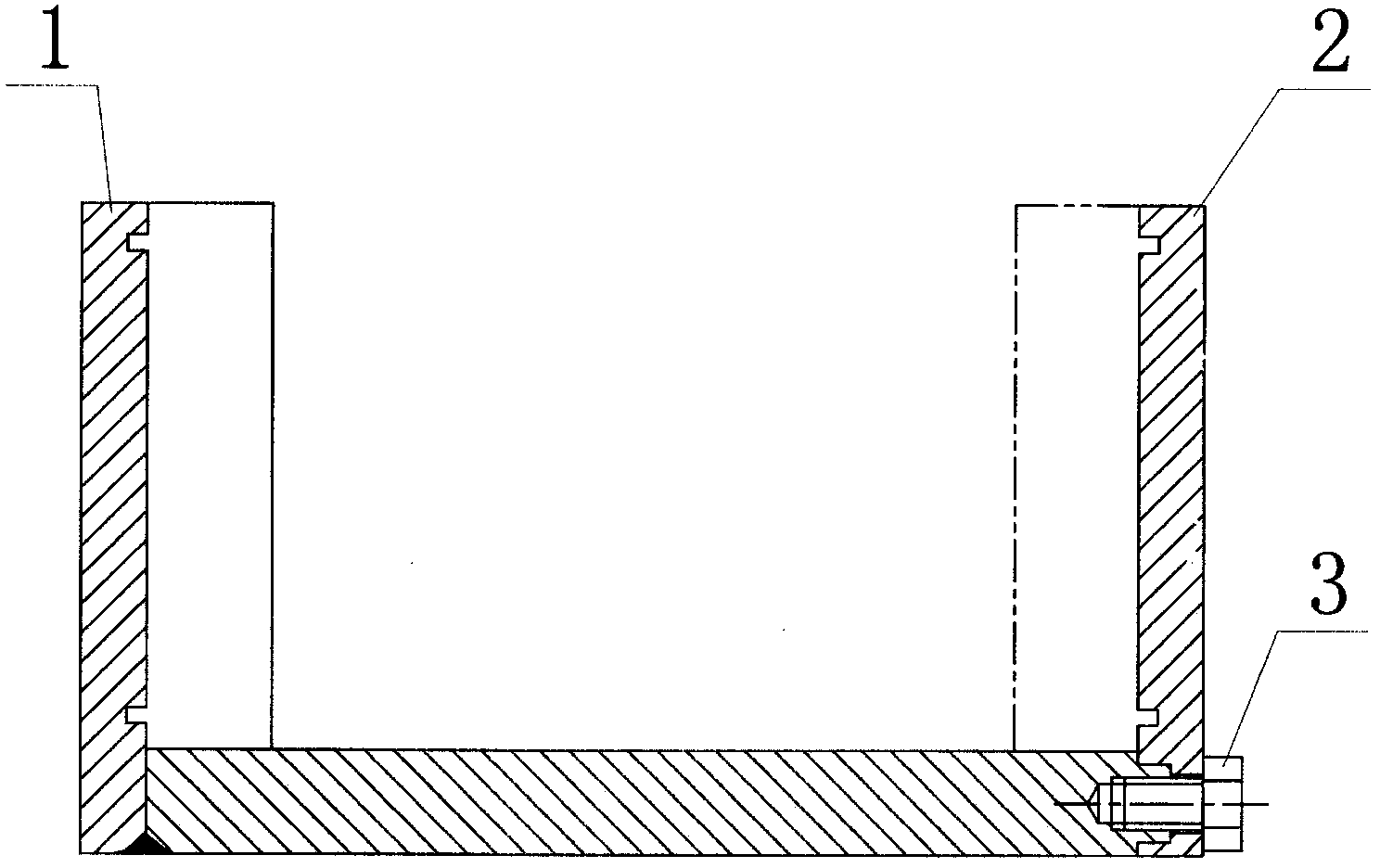 Welding fixture and welding process for magnetic medium box