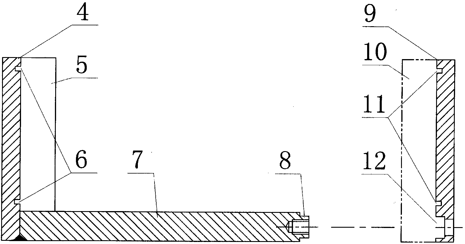 Welding fixture and welding process for magnetic medium box