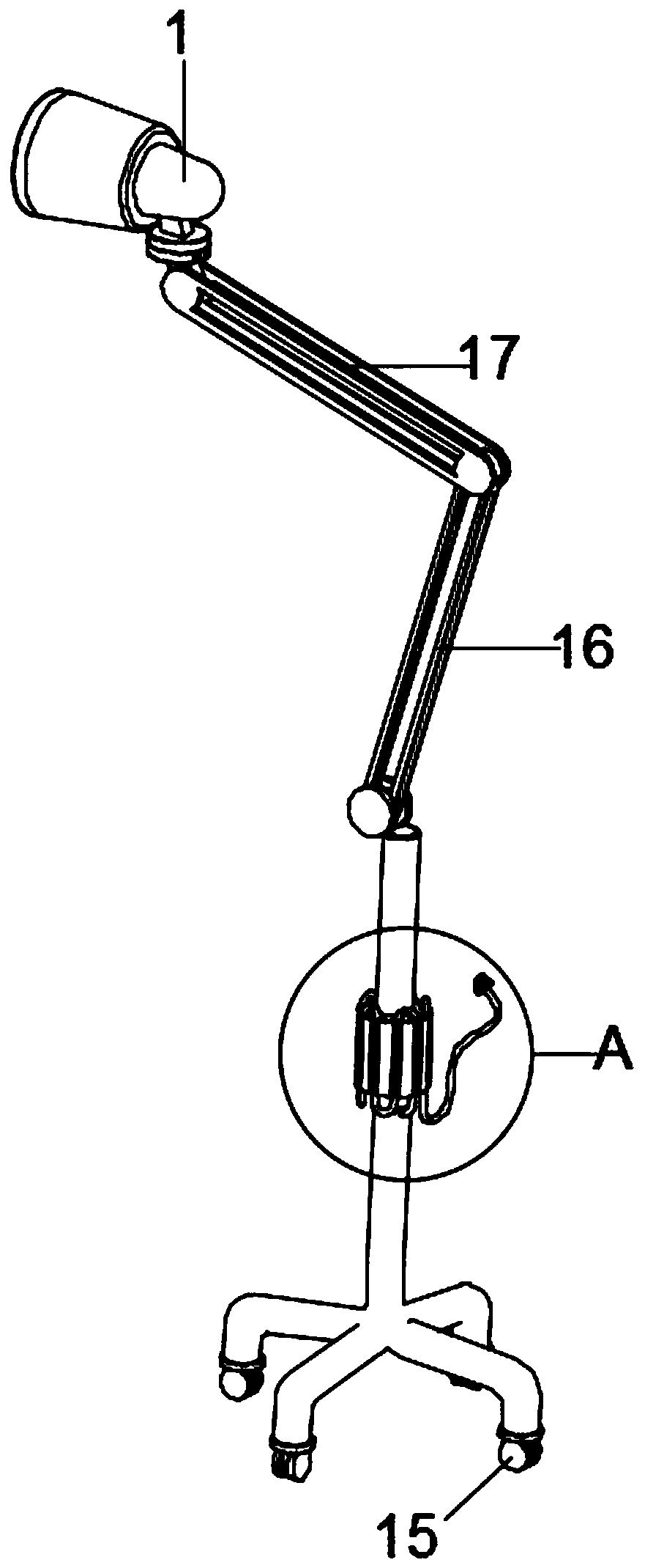 Traditional Chinese medicine acupuncture physiotherapy lamp for neurology department